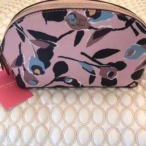 Kate Spade♠️Cameron Paper Rose Cosmetic bag NWT